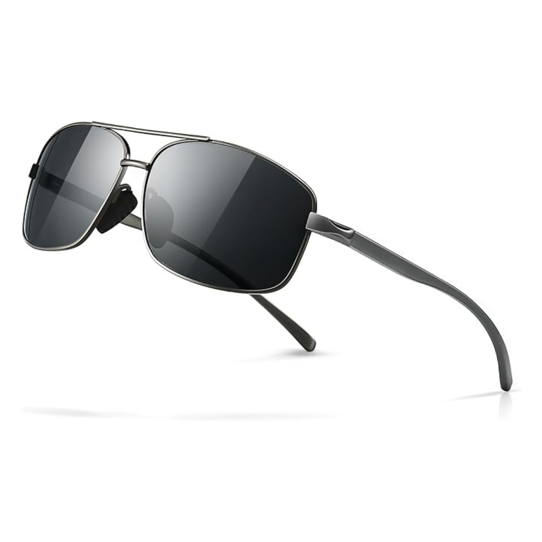 Sungait Men's UV400 Protection Lightweight Polarized Sunglasses
