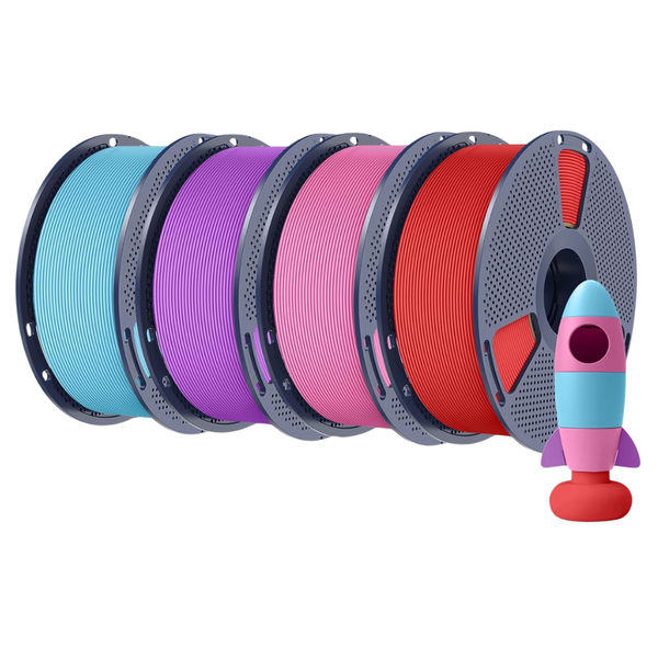 4-Pack 1kg SUNLU Matte PLA 3D Printer Filaments