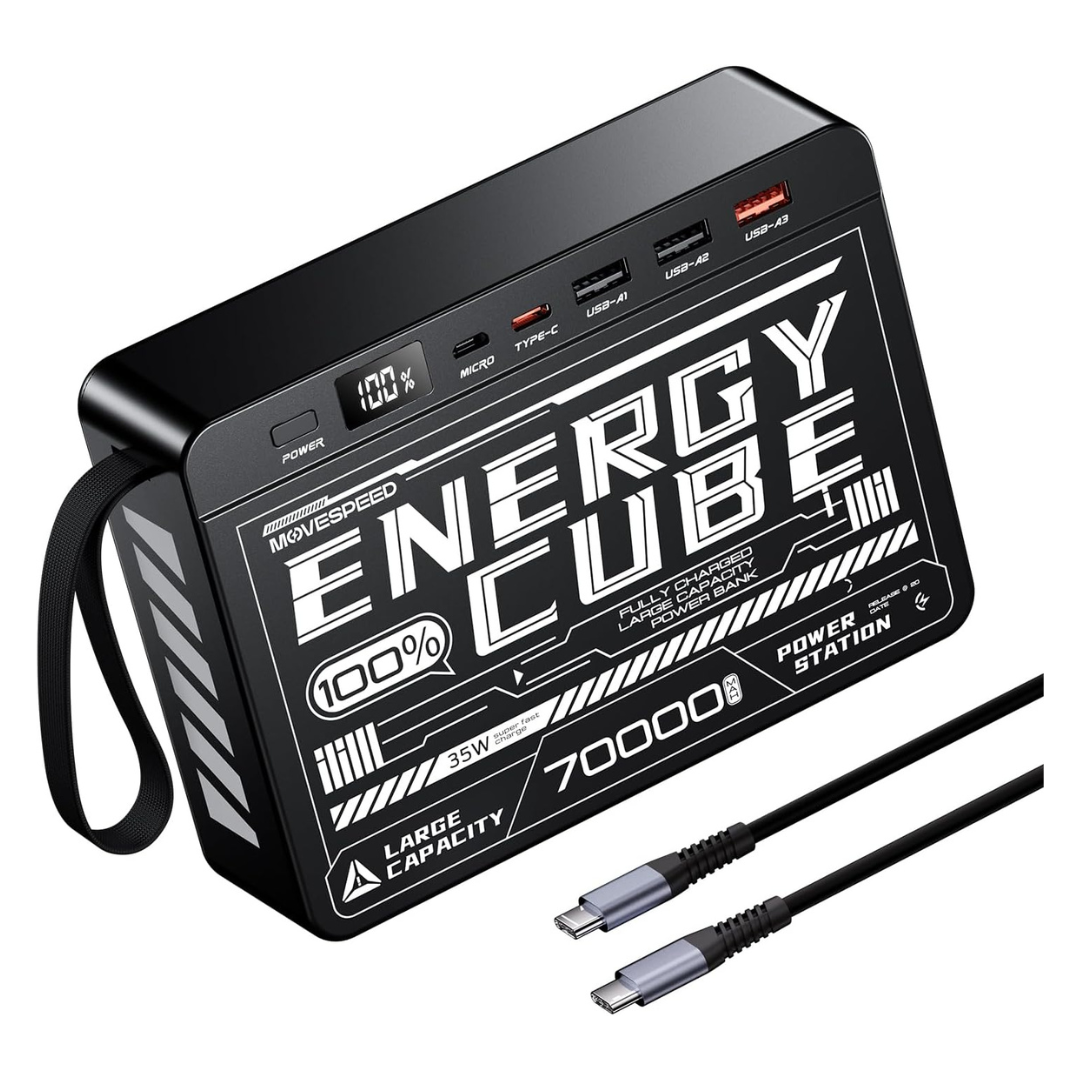 70000mAh PD 3.0 Fast Charging USB C Portable Power Bank