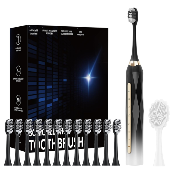 Adult Sonic Electric USB Rechargeable Sonic Toothbrush