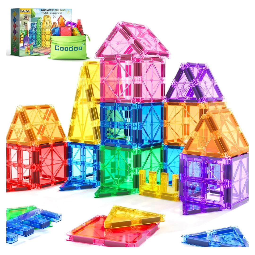Kids Toys Magnetic Tiles Starter Set