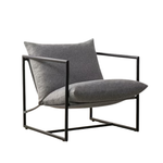 Zinus Aidan Metal Framed Sling Indoor Accent Chair