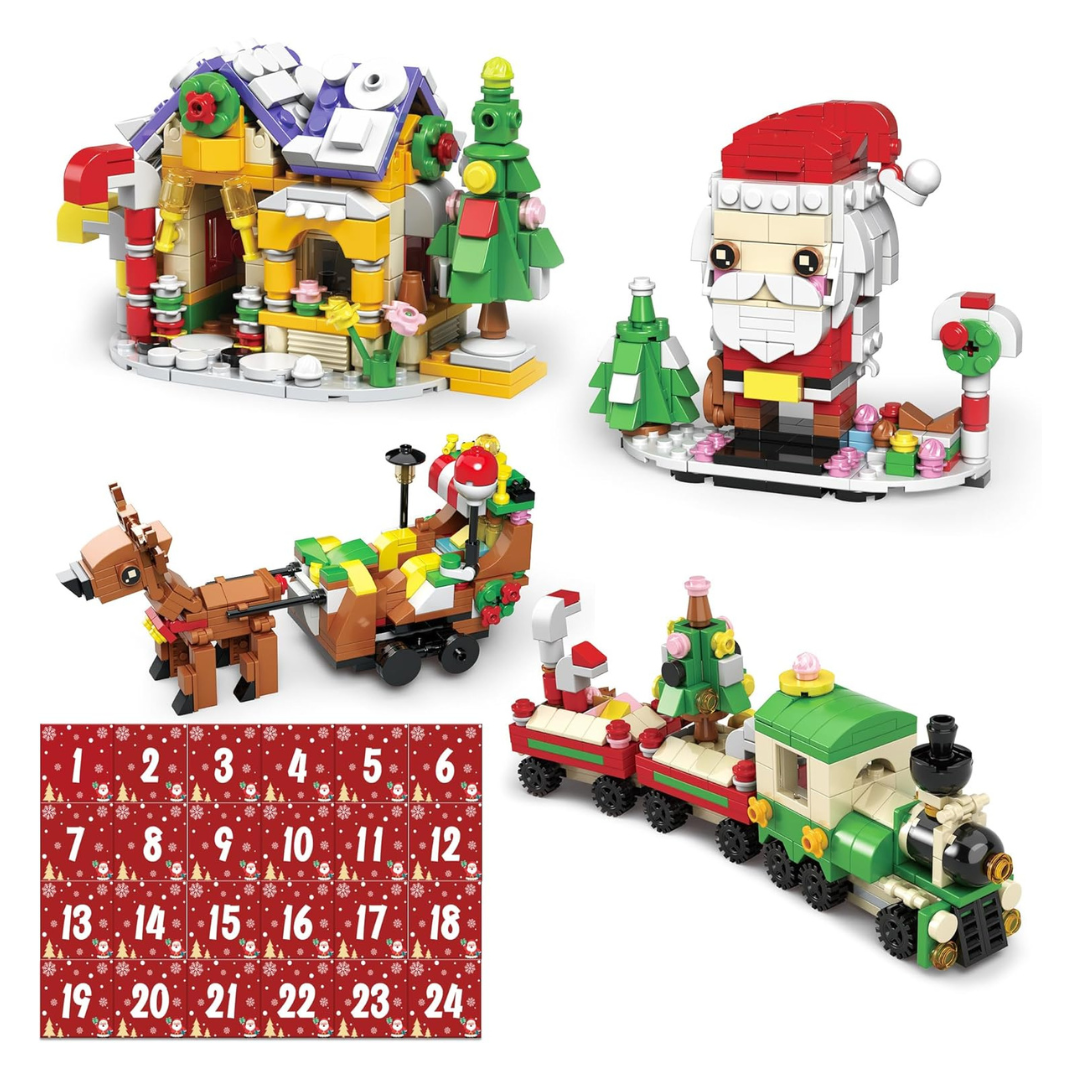 Advent Calendar 2025 Christmas Building Blocks Toy