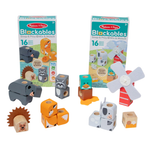 2-Pack Melissa & Doug Blockables Farm & Woodland Play Set Toy