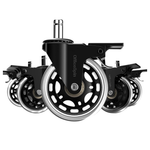 Set Of 5 Office Chair Wheels With Brake
