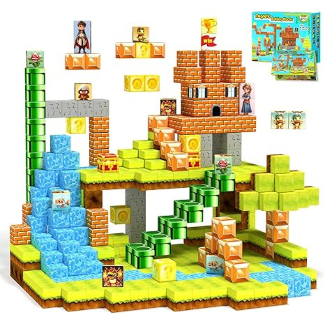 54-Piece Girigi Magnetic Building Blocks