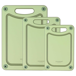 3 Pack BPA-Free Plastic Reversible Chopping Board