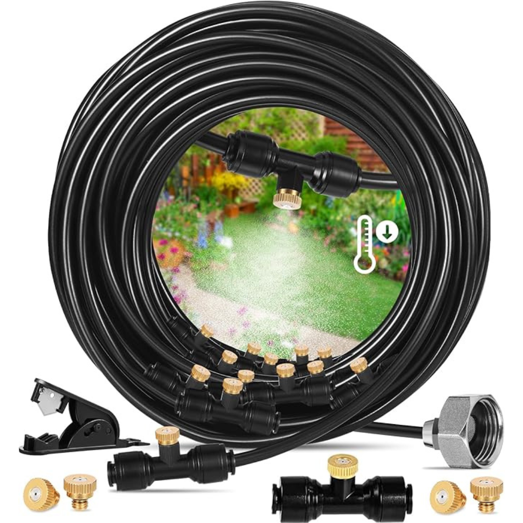 66 feet (20M) outdoor Water Misting Cooling System