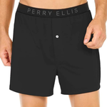 Perry Ellis Men's Luxe Solid Boxer Shorts