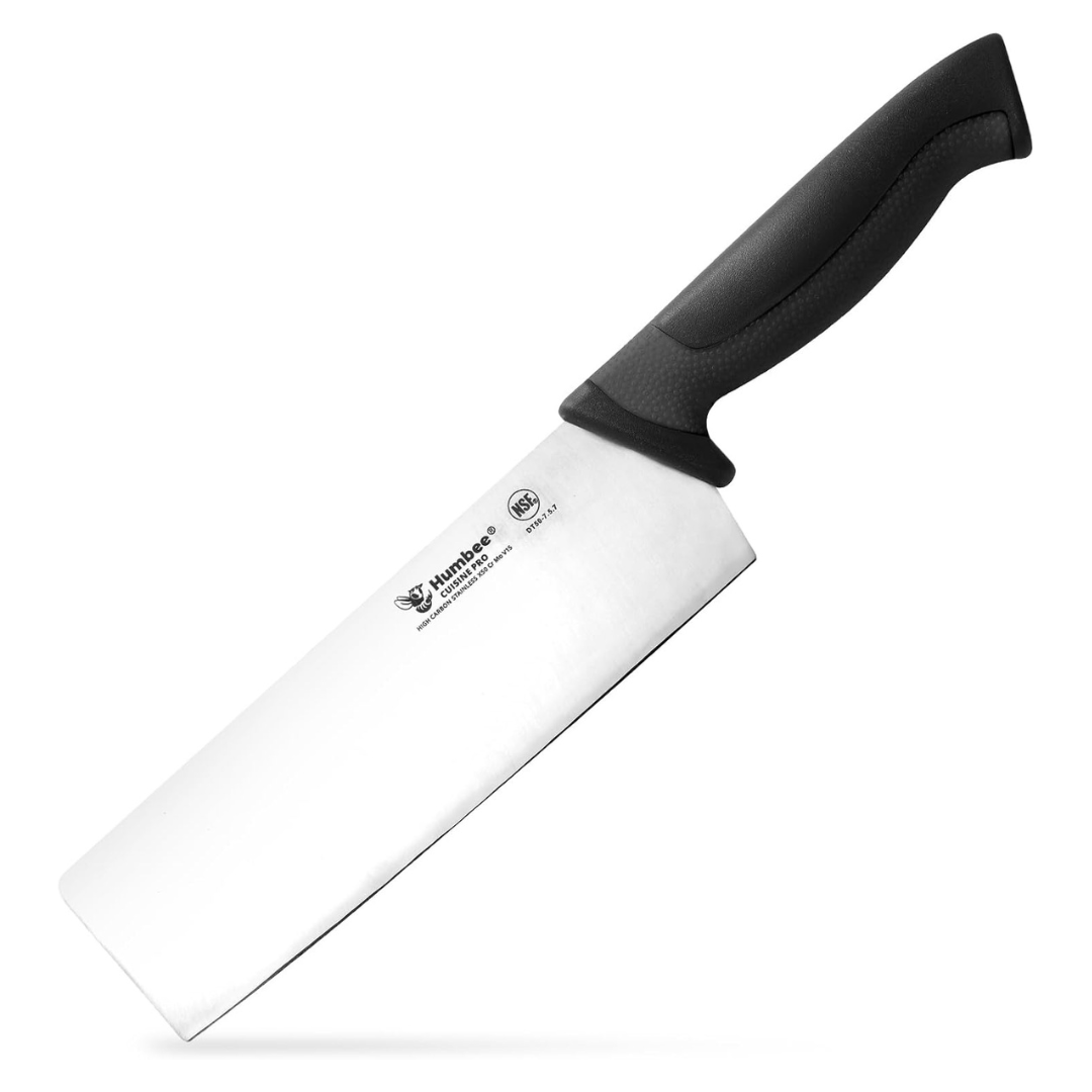 7.5" High Carbon Stainless Steel Grind Nakiri Knife
