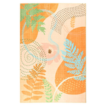 5'x 8' Modern Non-Slip Abstract Print Soft Area Rug