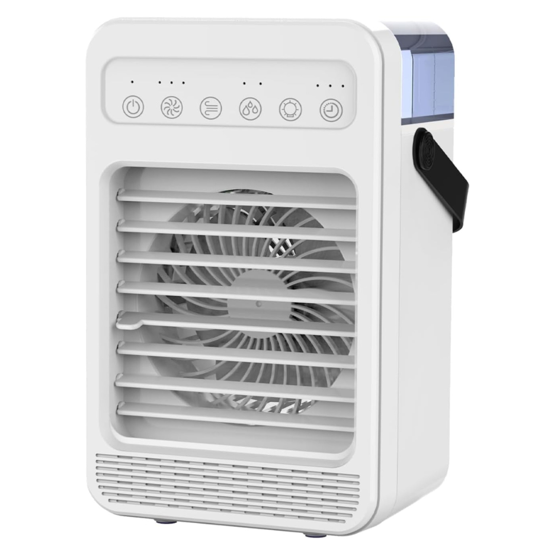 Portable 600ML Mini Air Conditioner With 4-Speeds & 7-Colors