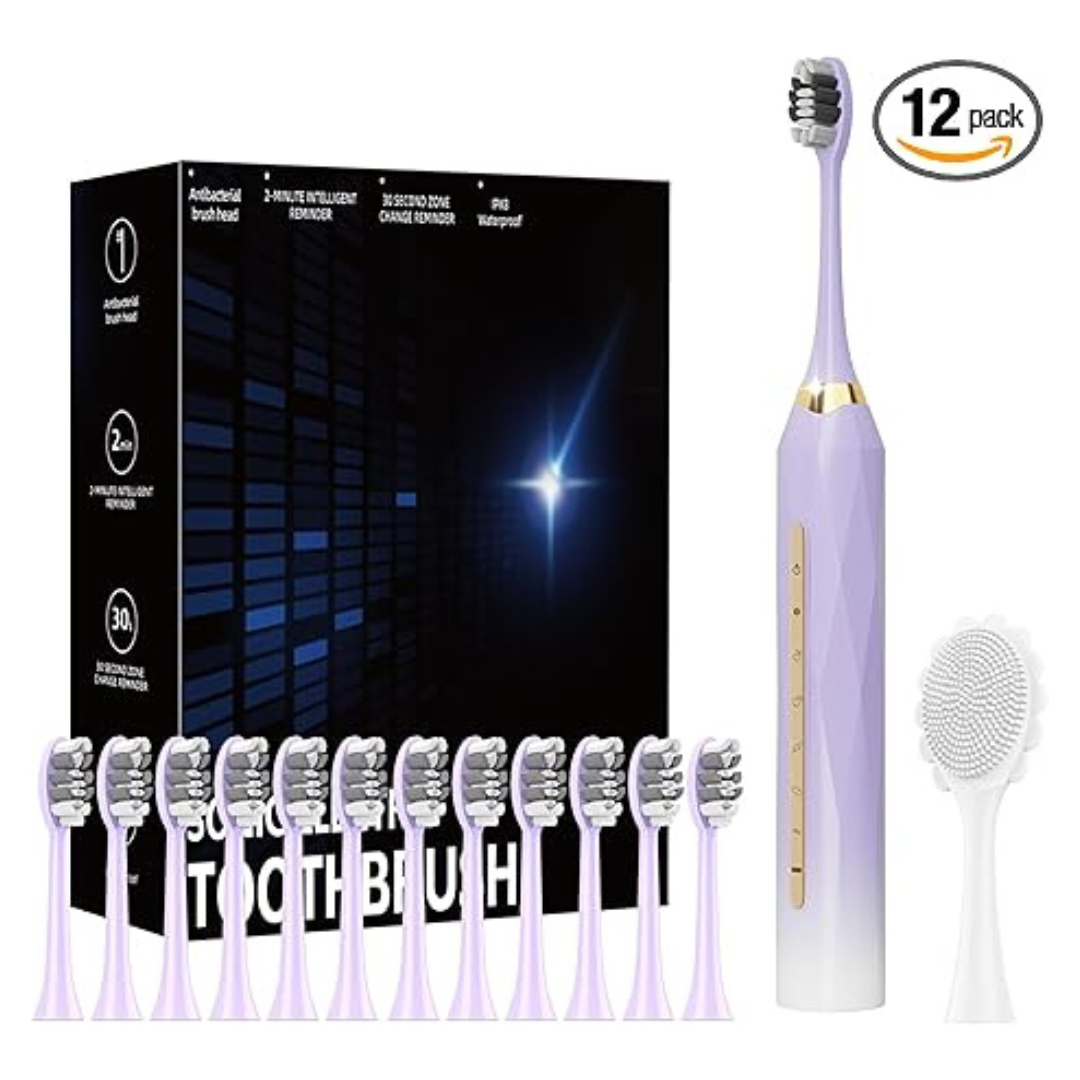 USB Rechargeable Adult Sonic Electric Toothbrush