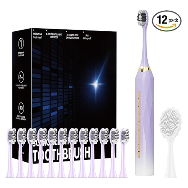 USB Rechargeable Adult Sonic Electric Toothbrush