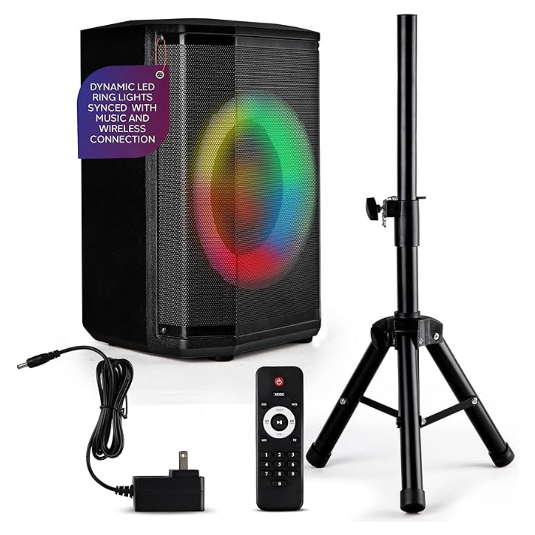 Pyle Portable Bluetooth Speaker with 8" Woofer