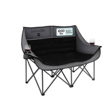 SereneLife 2 Person Camping Loveseat Chair (600 lbs Capacity)