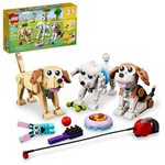 475-Piece LEGO Creator 3-in-1 Adorable Dogs Building Toys Set (31137)