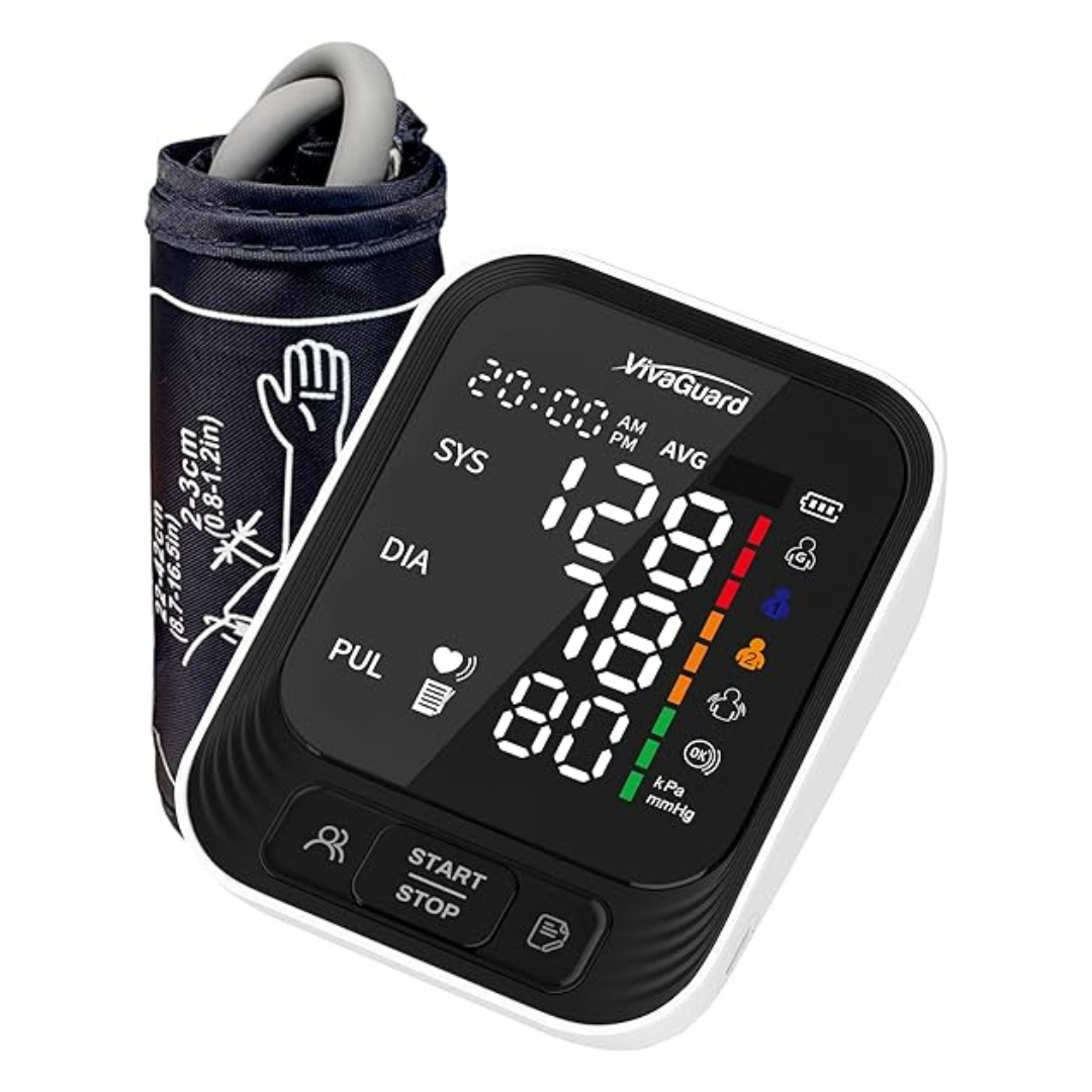 Upper Arm Automatic Digital Blood Pressure Monitor with Backlit Display