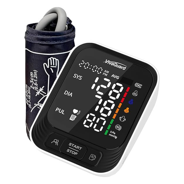 Upper Arm Automatic Digital Blood Pressure Monitor with Backlit Display