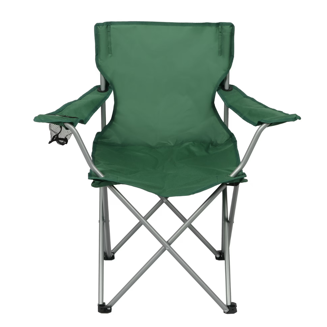 Ozark Trail Quad Folding Camp Chair with Cup Holder (various colors)