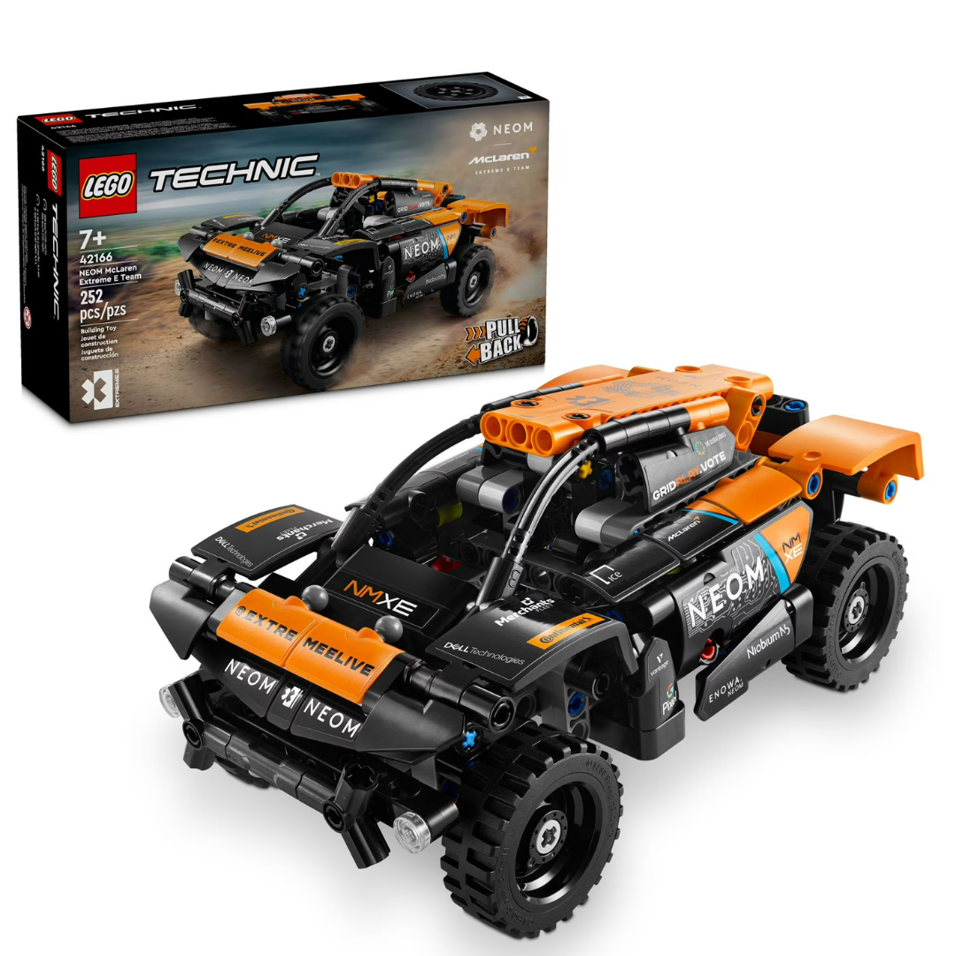 252-Piece LEGO Technic NEOM McLaren Extreme E Race Car Toy Set (42166)