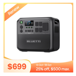 BLUETTI AC200L 2400W/2048Wh LiFePO4 Portable Power Station [Certified Refurb]