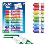 8-Count EXPO Low Odor Chisel Tip Dry Erase Markers (Assorted Colors)