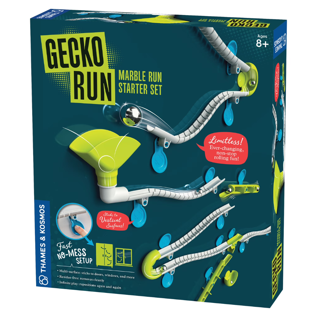 63-Piece Thames & Kosmos Gecko Marble Run Starter Set