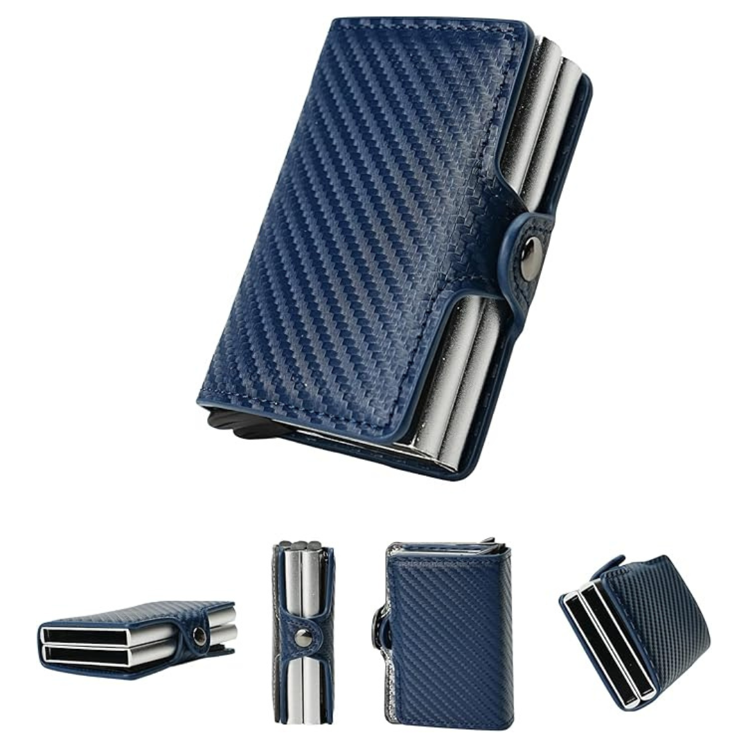 Men's Leather Wallets With Slim Pop Up Card Holder
