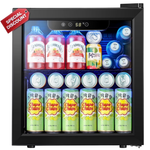 Auseo 1.3 Cu.ft. 55 Can &12 Bottle Mini Beverage Refrigerator Cooler