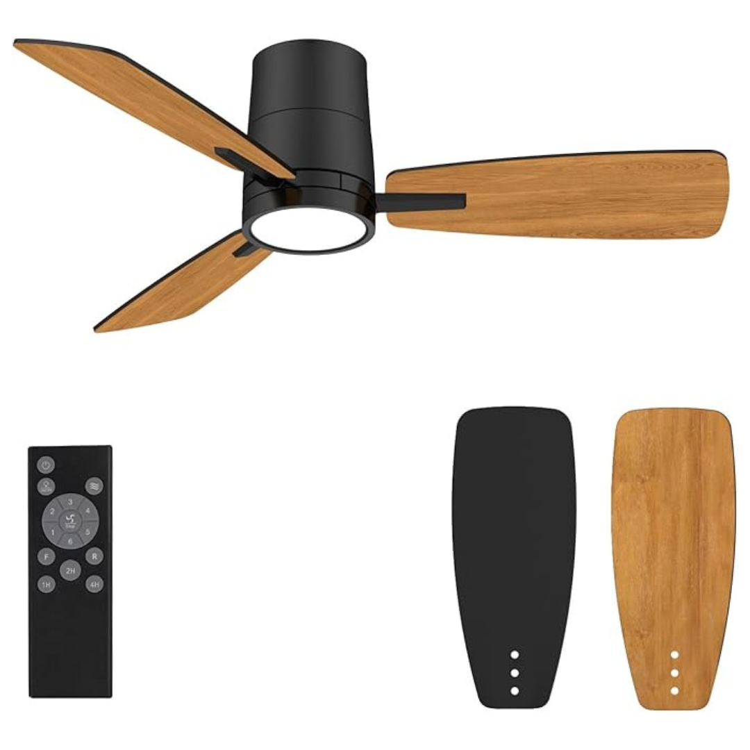 42" Quiet Reversible Ceiling Fans With Lights
