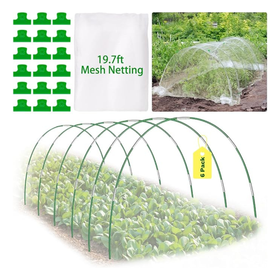 36-Piece Garden Flexible Fiberglass DIY Plant Support Hoops