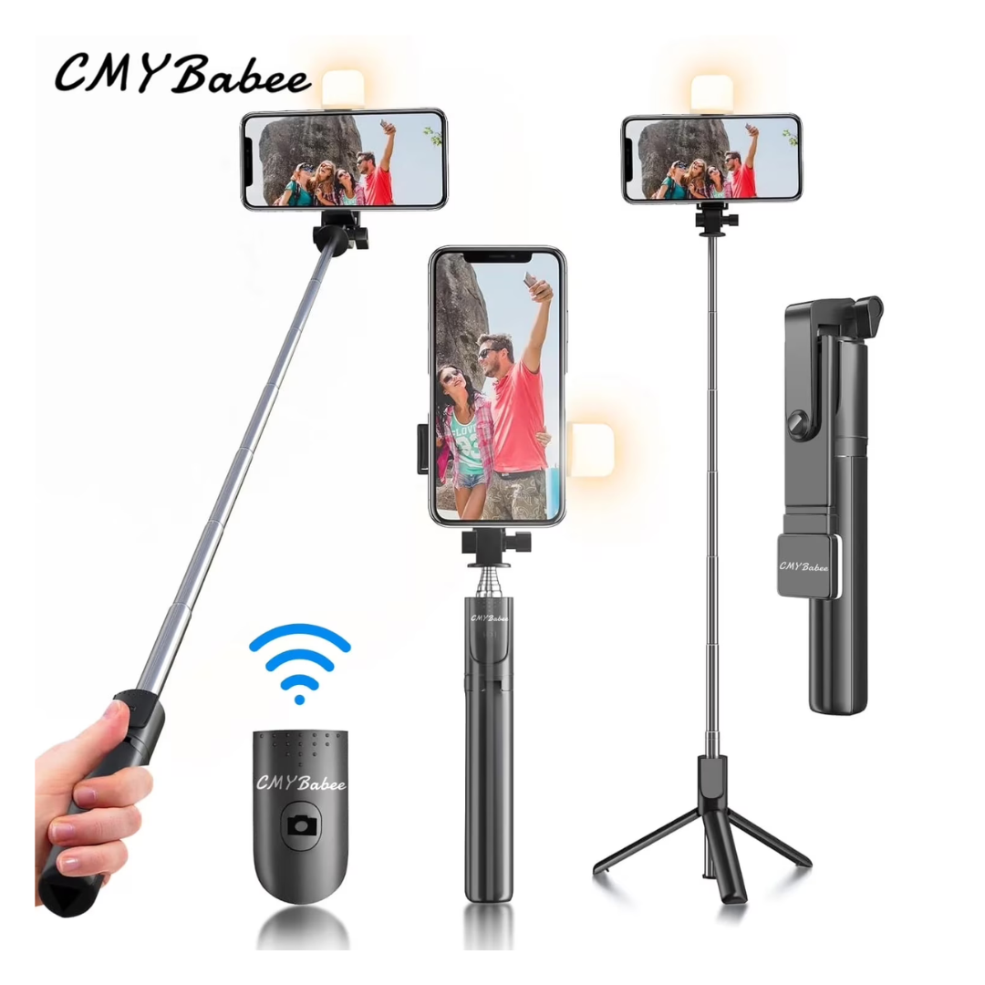 CMYBabee 40in Retractable Selfie Stick Tripod With Remote