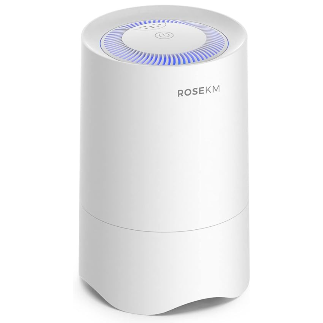 Rosekm Personal Desk Mini H13 True Hepa Air Purifier