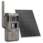 2K Live Feed 4G LTE Cellular Solar Trail Camera W/ Night Vision