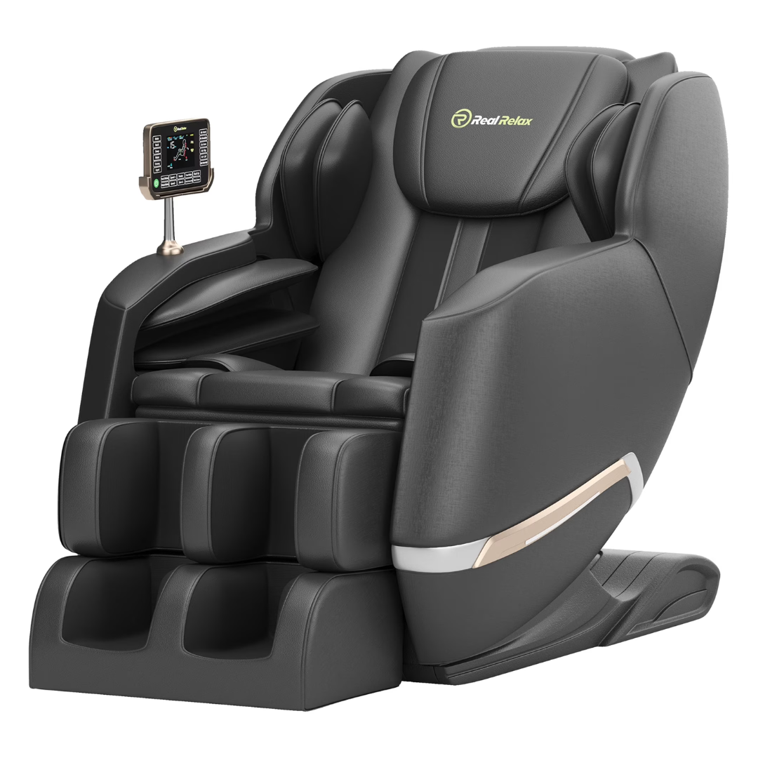 Real Relax Full Body Zero Gravity Shiatsu Recliner Electric Massage Chair