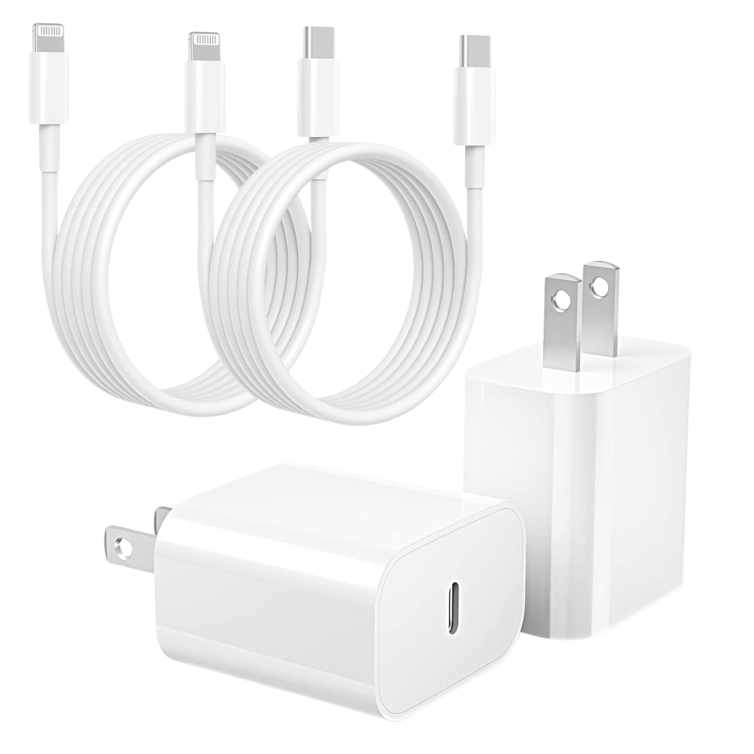 2-Pack Ximytec iPhone 14 13 12 11 Charger Fast Charging