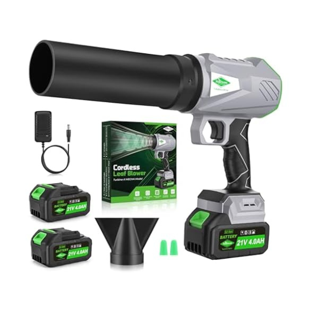 NineTrees 1000,000 RPM Cordless Leaf Blower W/ Battery & Charger