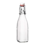8.5 oz Bormioli Rocco Recyclable Glass With Airtight Seal Swing Bottle
