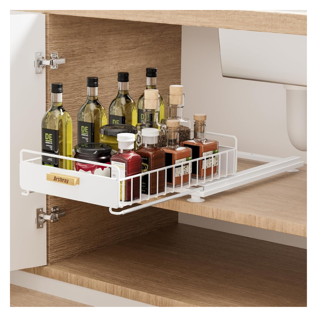 Pull Out Under Sink Cabinet Organizer And Storage
