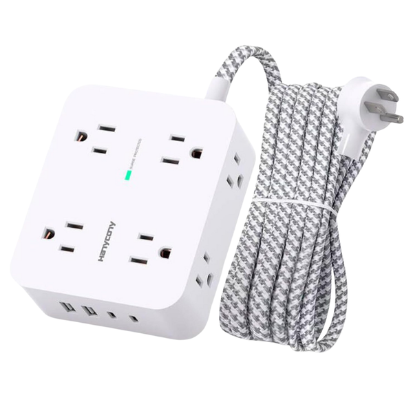 Hanycony Surge Protector Power Strip With USB C