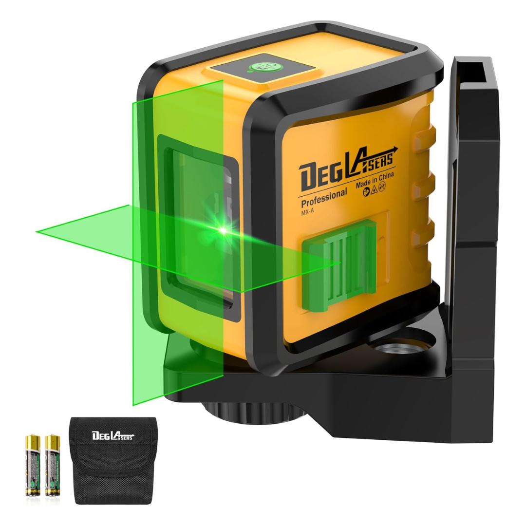 100ft Deglasers Green Cross Self Leveling Line Laser