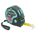 Pink Power 16ft Heavy-Duty Tape Measure With Fractions