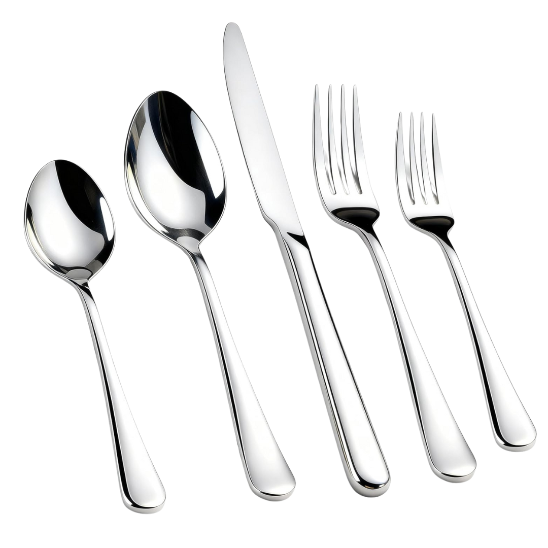 40-Pack Heavy Duty Stainless Steel Flatware Set