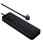 Amazon Basics 8-Ft 12-Outlet 4000 Joules Surge Protector Power Strip