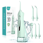Coslus Portable Cordless Water Dental Flosser (Green)