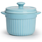 17oz ONTUBE Ceramic Candy Jar with Lid (Turquoise)