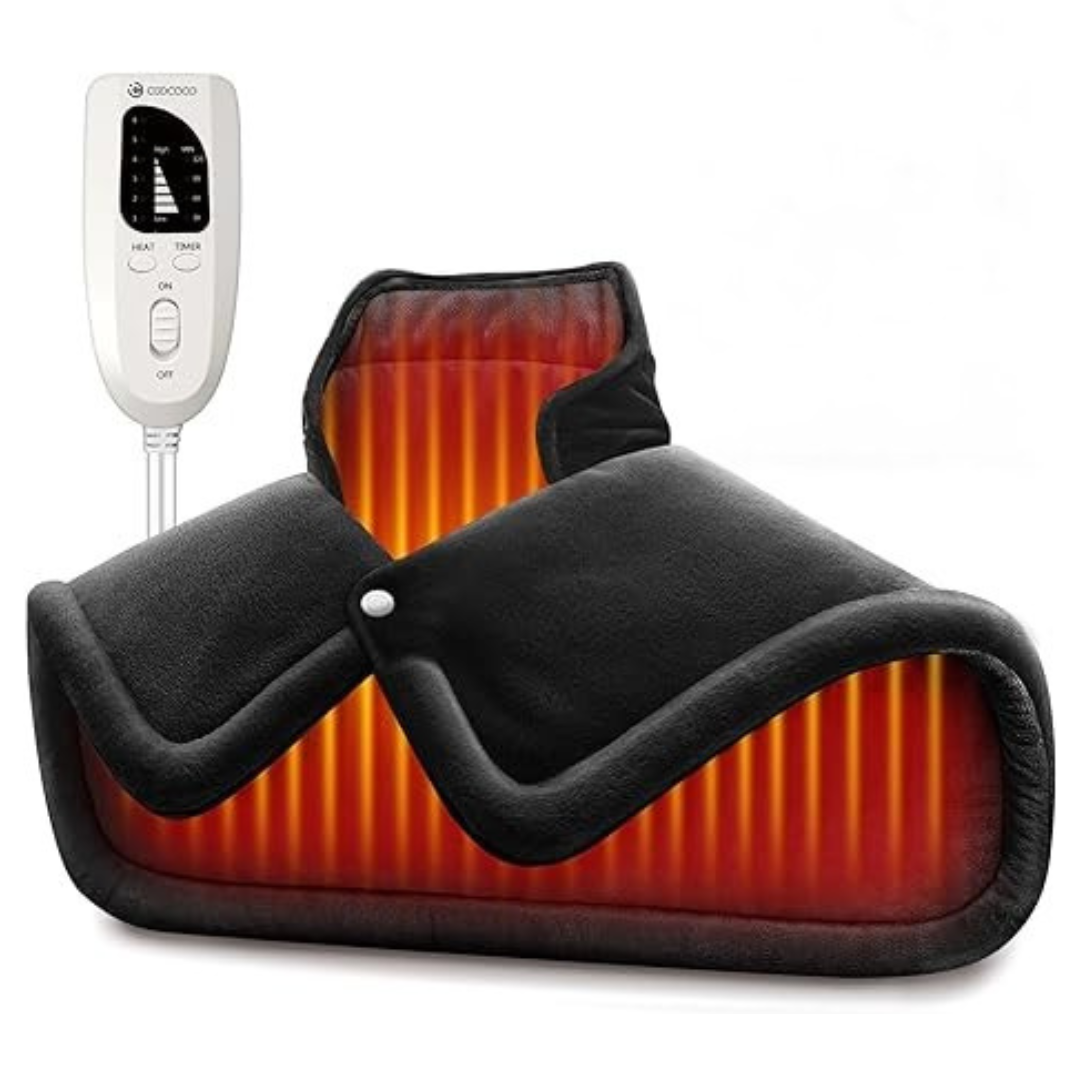CooCoCo Weighted Heating Pad for Neck, Shoulders and Back