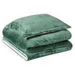 Amazon Basics Reversible Sherpa Comforter Set w/ Pillow Sham (Twin/Twin XL)