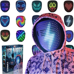 Unisex LED Lighted Face Transforming Mask